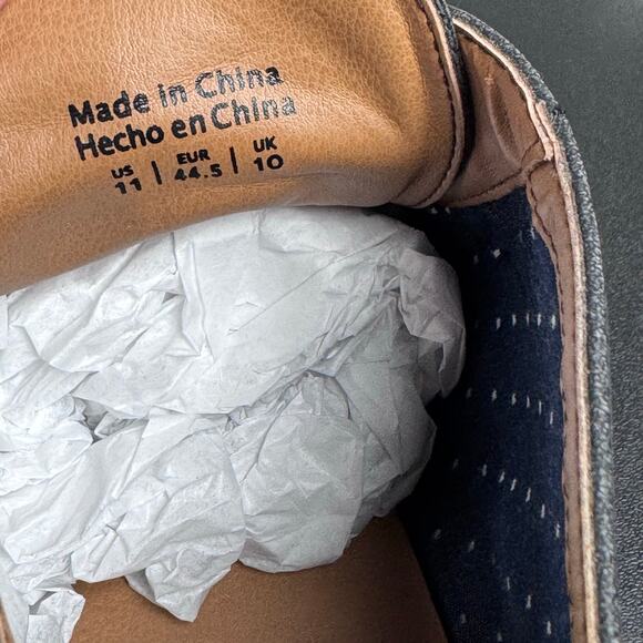 Hawker Rye Men’s Lace Up Chukka Boots Size 11 Charcoal Gray Casual Dress Shoes - Picture 8 of 11